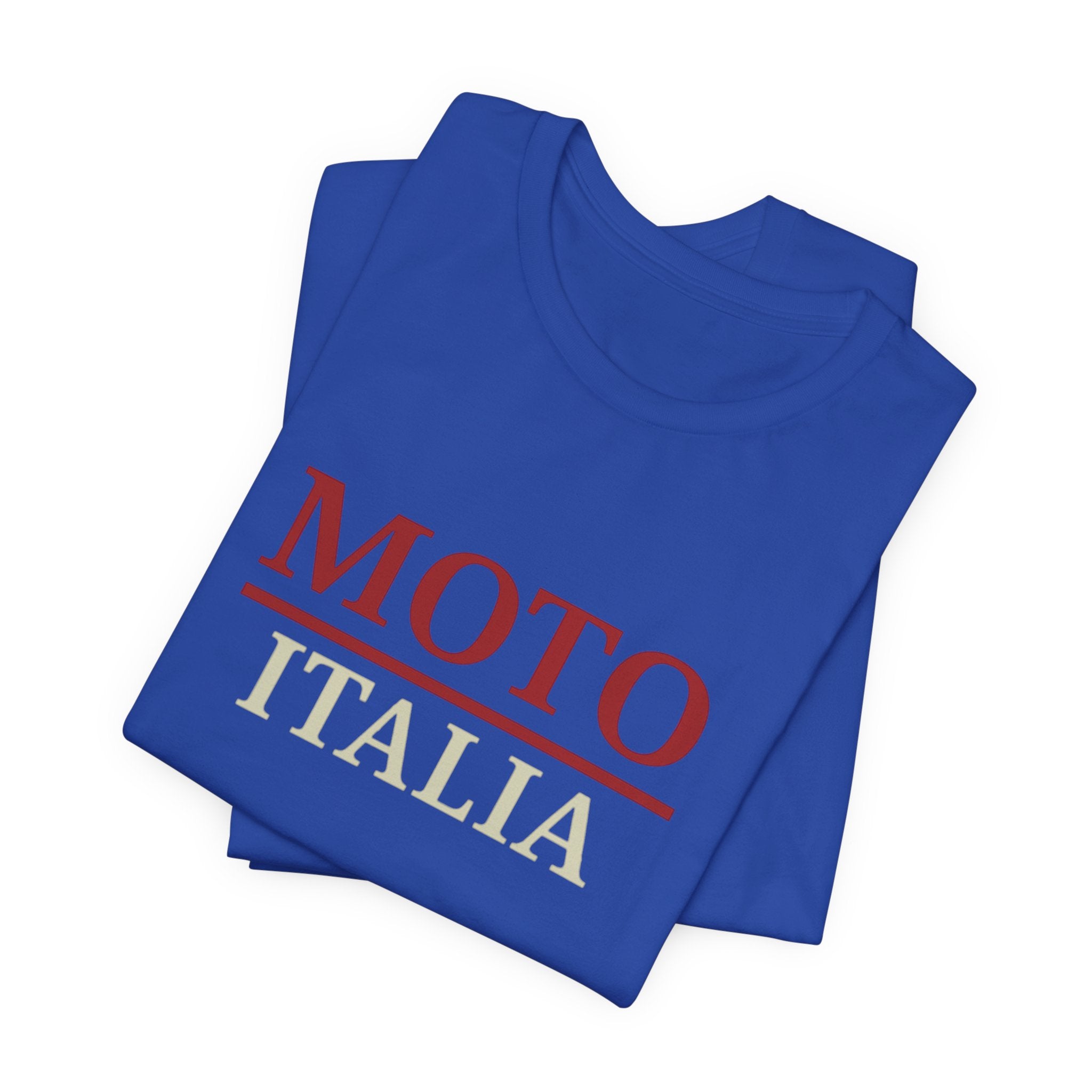 Aqua Moto Italia Bold Contrast STATEMENT Tee