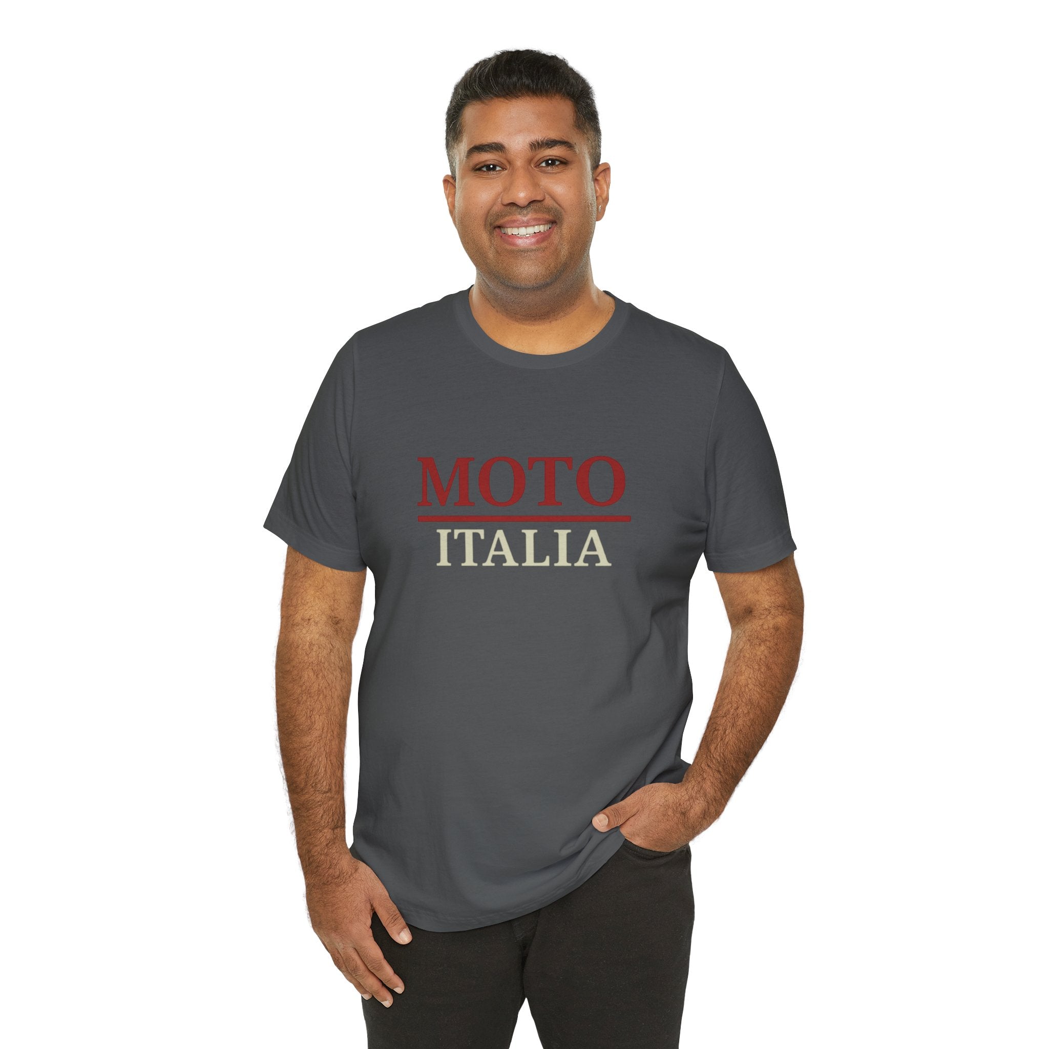 Moto Italia Bold Contrast STATEMENT Tee | Mauve