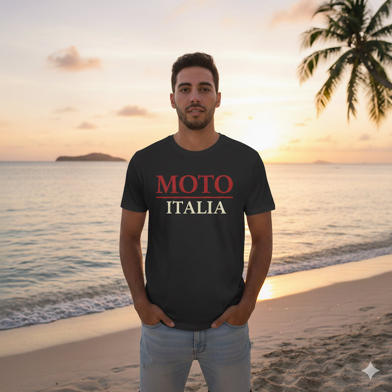 Moto Italia Bold Contrast STATEMENT - Black