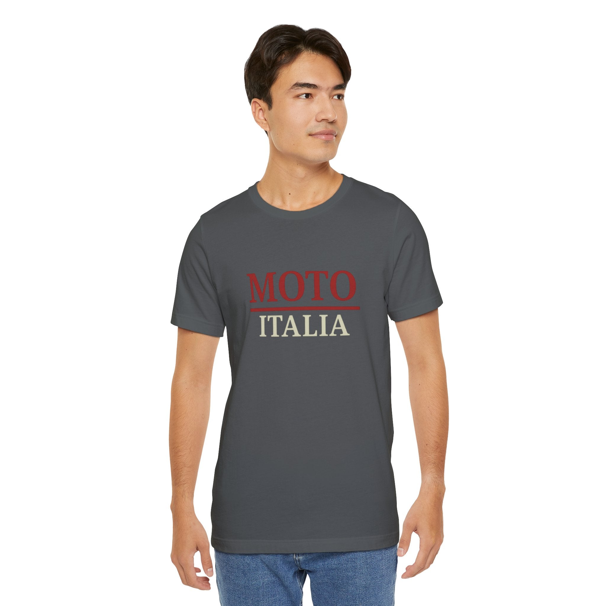 Moto Italia Bold Contrast STATEMENT Tee | Slate