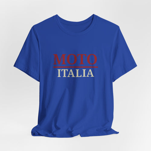 Aqua Moto Italia Bold Contrast STATEMENT Tee