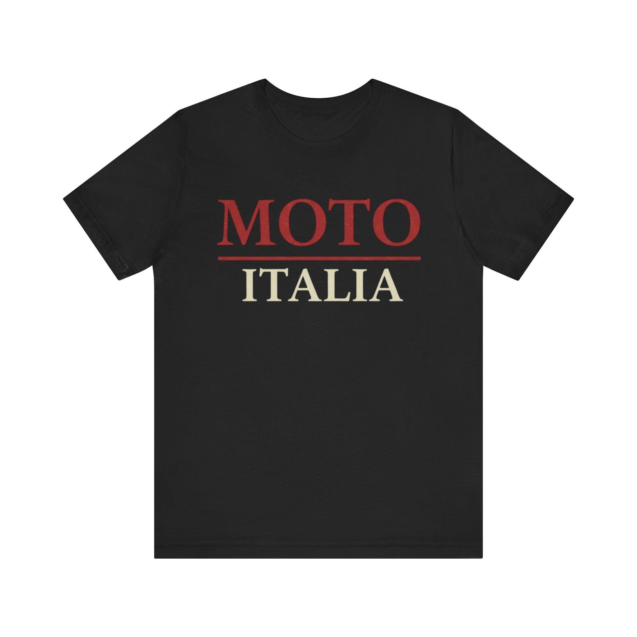 Moto Italia Unisex Jersey Tee - Stylish Motorcycle Graphic T-Shirt