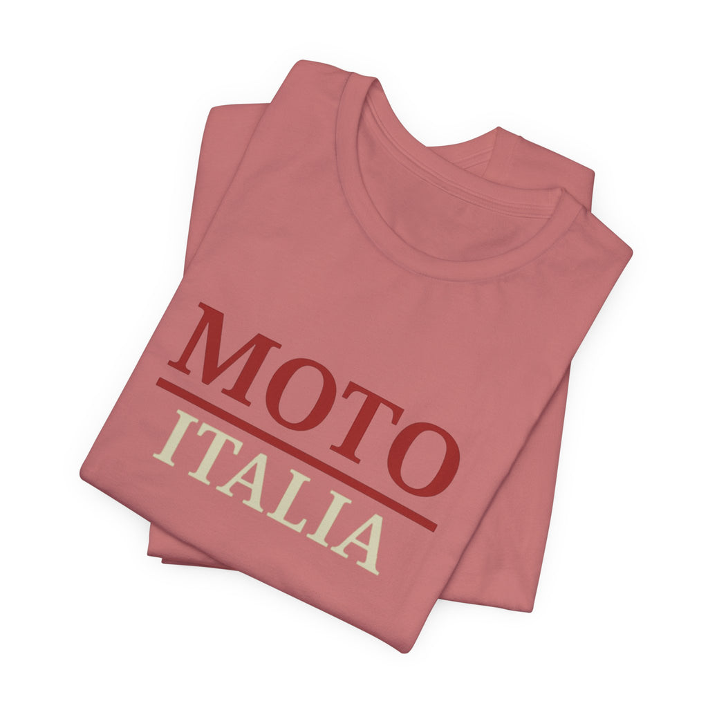 Moto Italia Bold Contrast STATEMENT Tee | Mauve